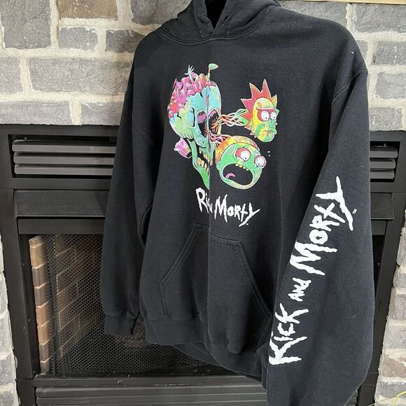 Adult Swim Rick And Morty Hoodie Size Small - Picture 2 of 4